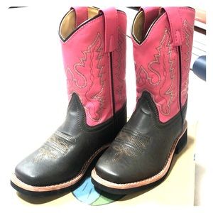 Girls Pink cowboy boots